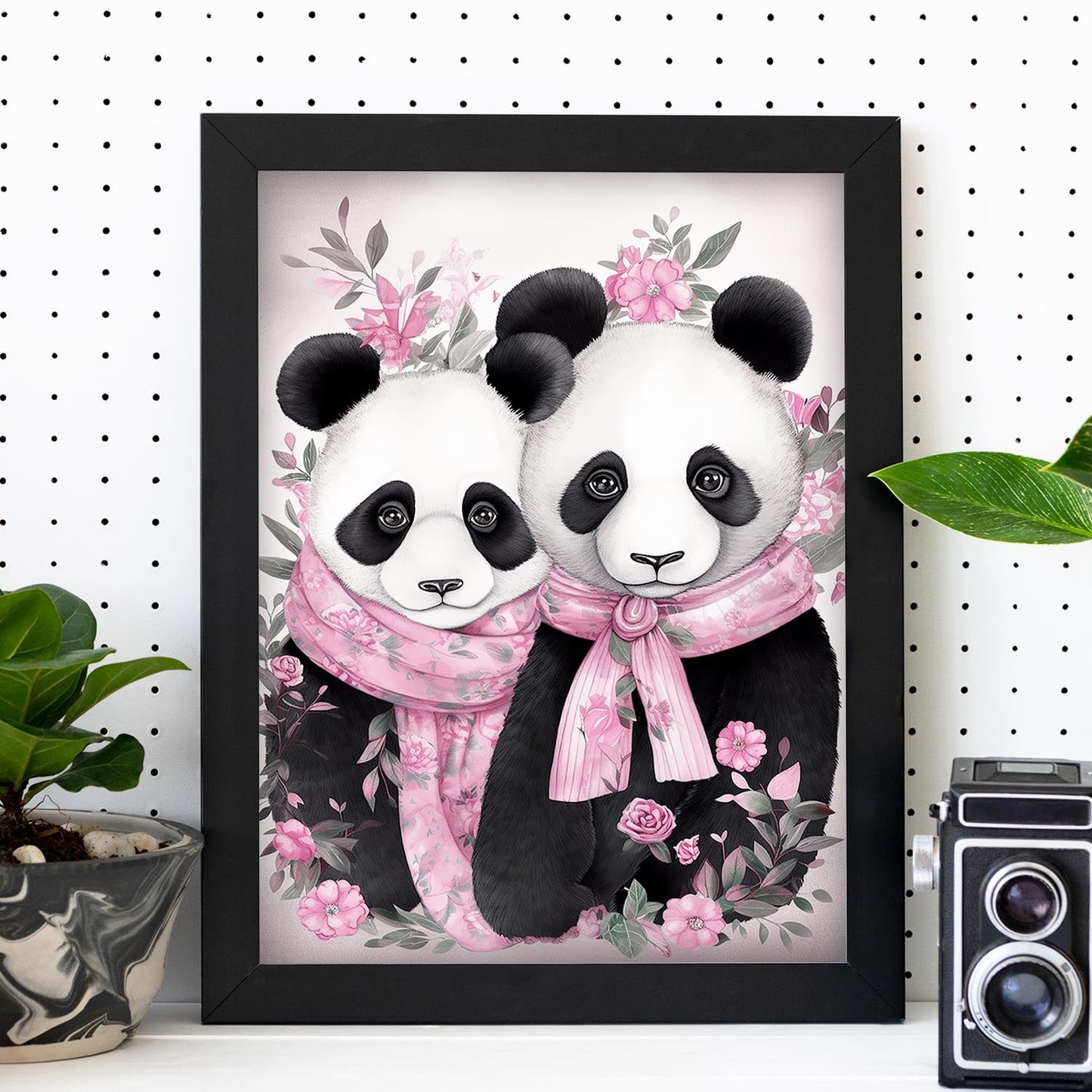 Póster de Moda de Pandas