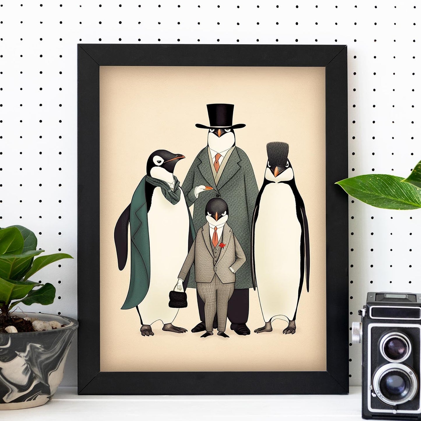 Póster de Moda Pingüinos