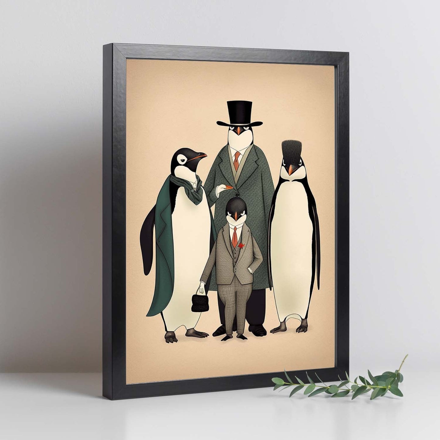 Póster de Moda Pingüinos