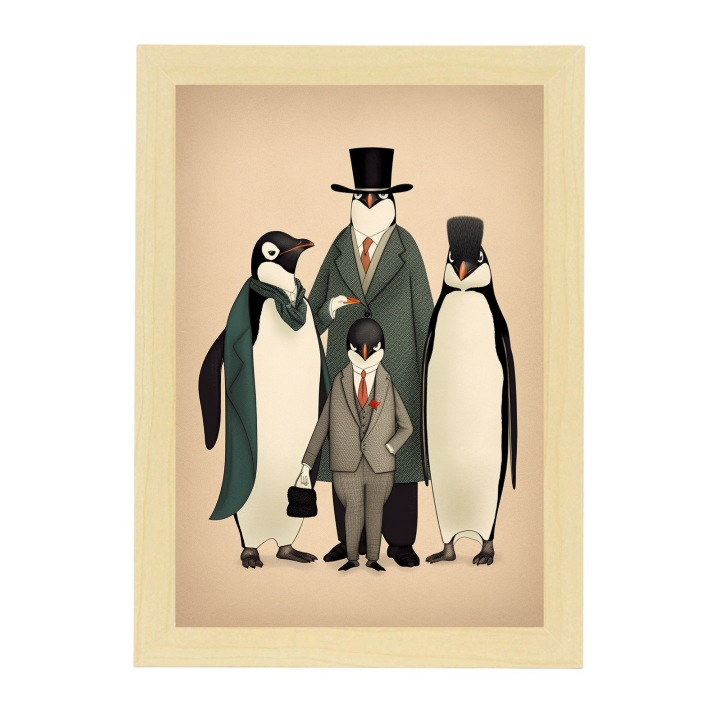 Póster de Moda Pingüinos