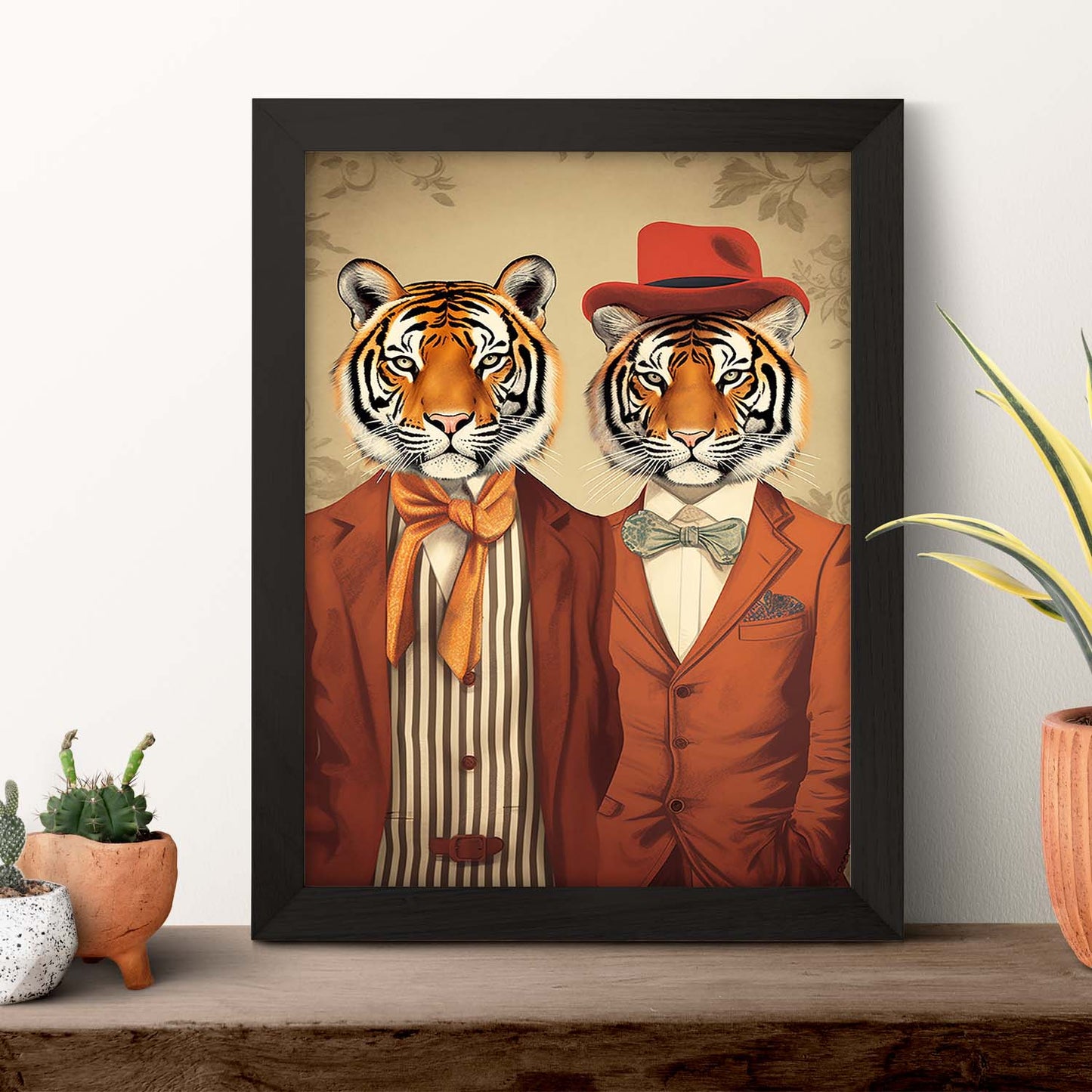 Póster de Moda con Tigres