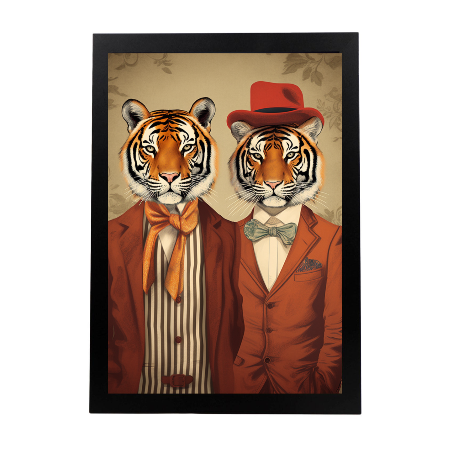 Póster de Moda con Tigres