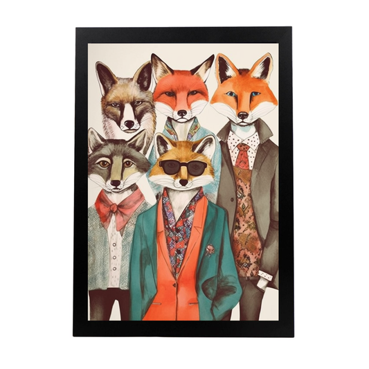 Póster de Moda Zorros en el Sitio Web