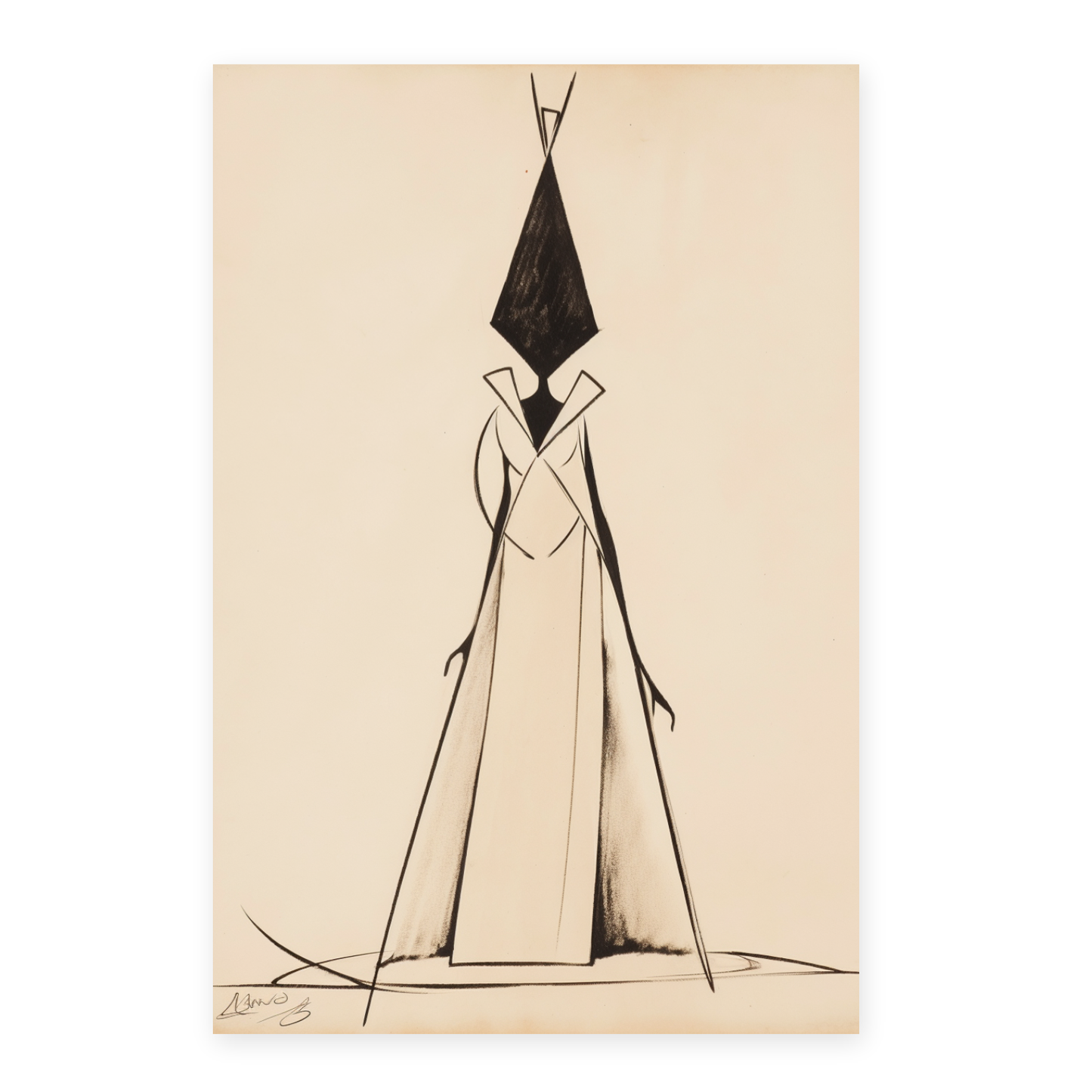 Póster de Arte Mujer Abstracta