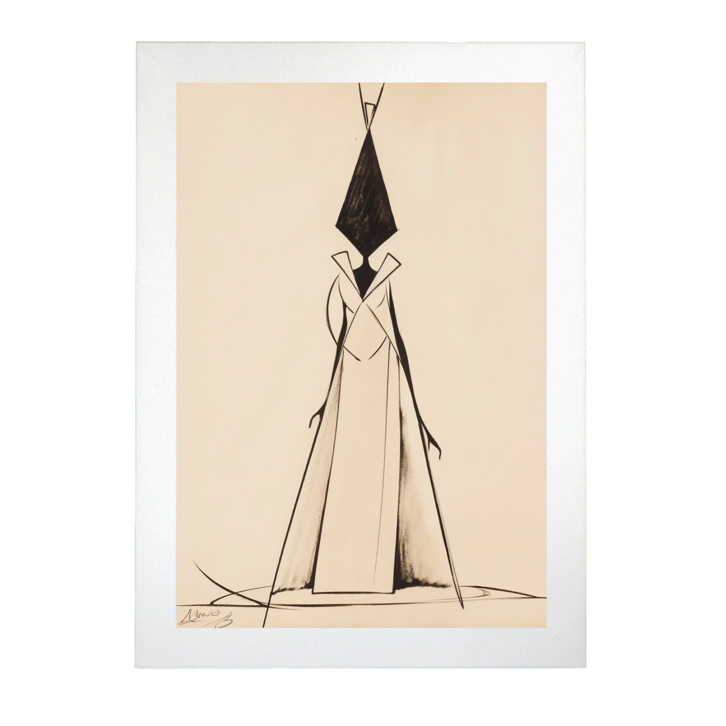 Póster de Arte Mujer Abstracta