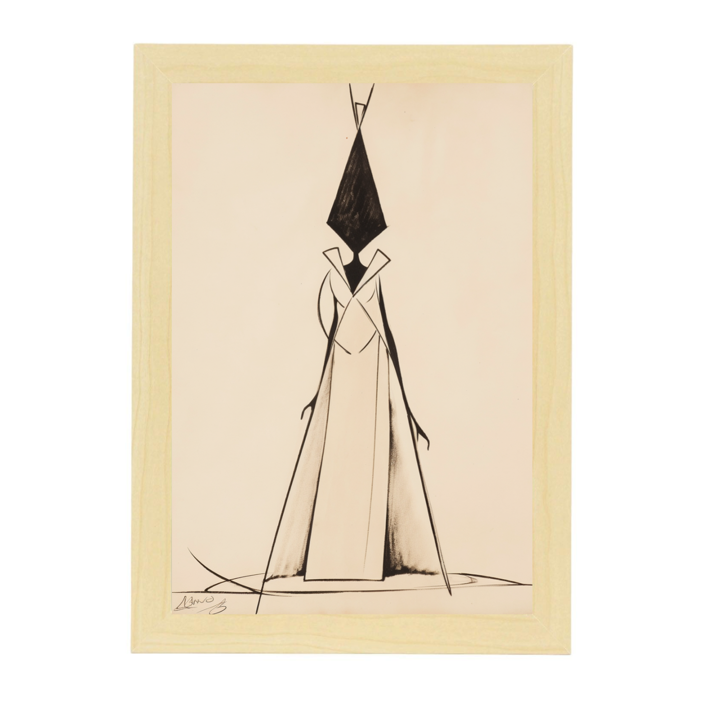 Póster de Arte Mujer Abstracta