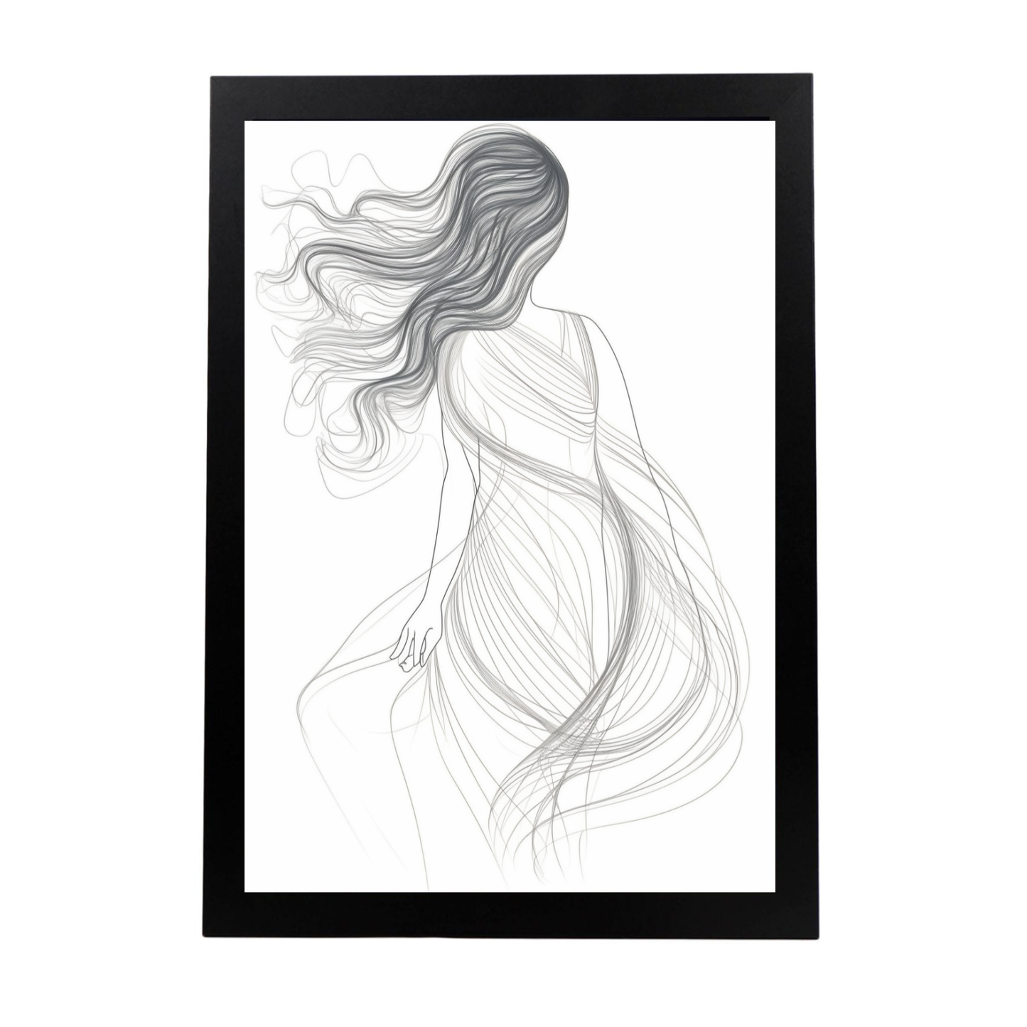 Póster de "Mujer en una Sola Línea"