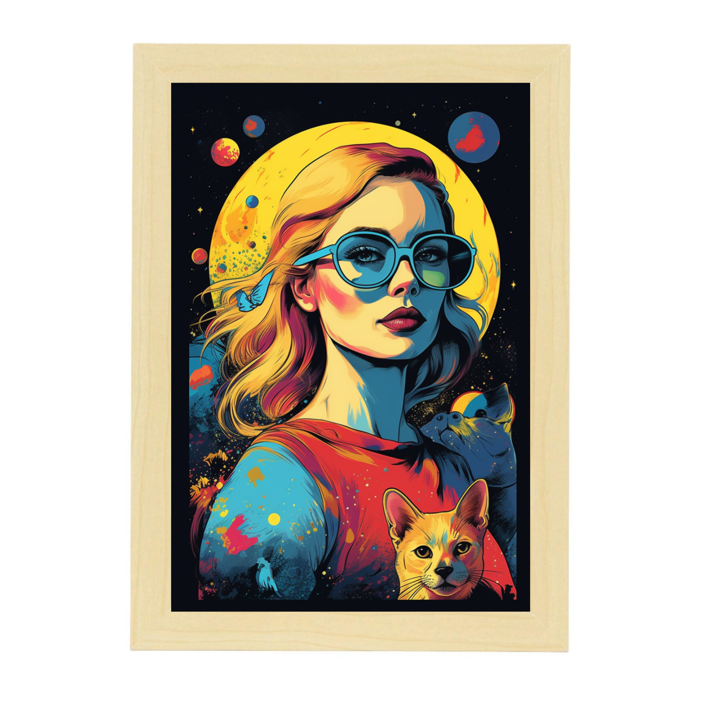 Póster Mujer Hermosa Serena