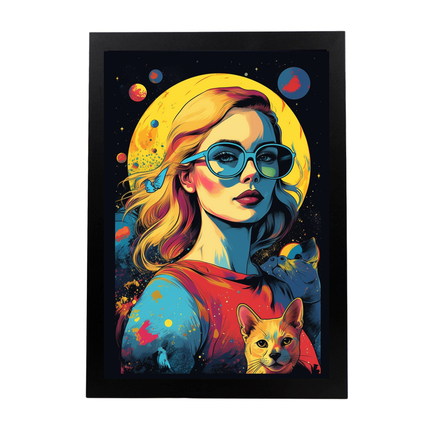 Póster Mujer Hermosa Serena