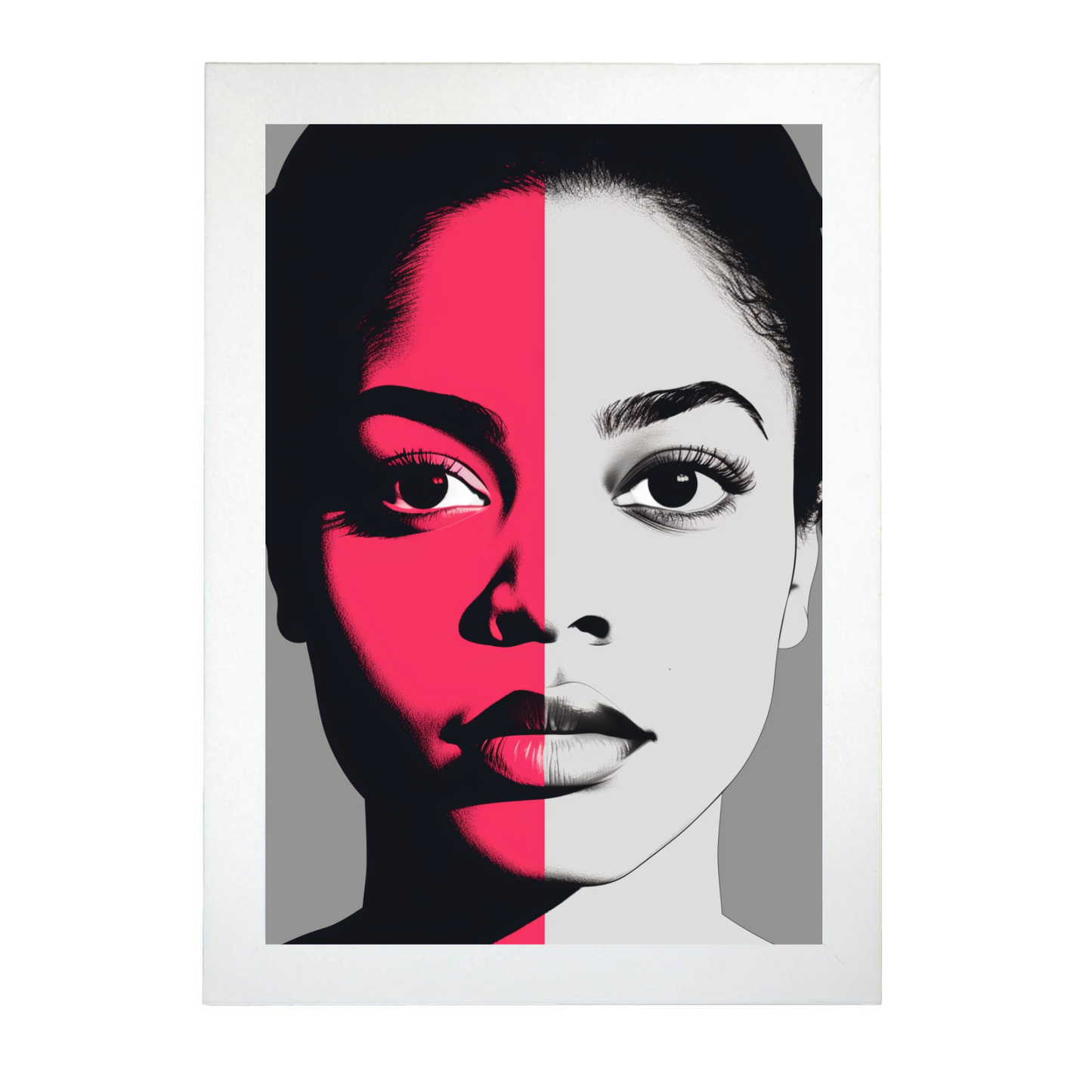 Póster de la Mujer Poderosa con Hacha