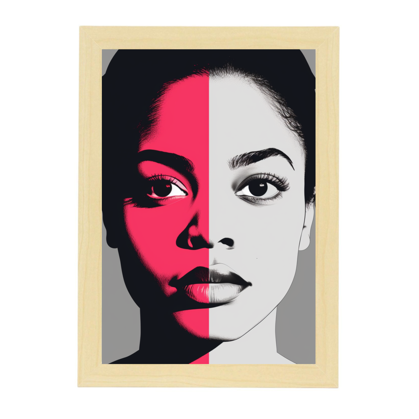 Póster de la Mujer Poderosa con Hacha
