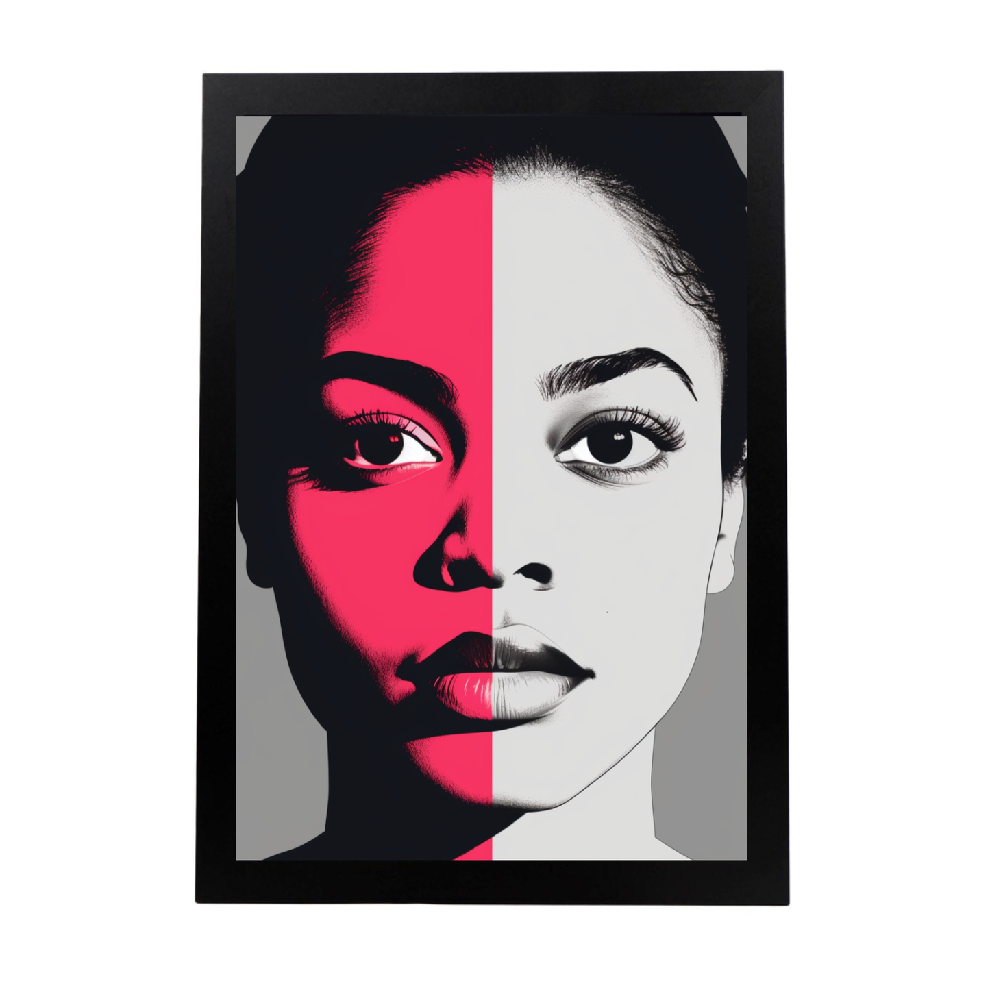 Póster de la Mujer Poderosa con Hacha