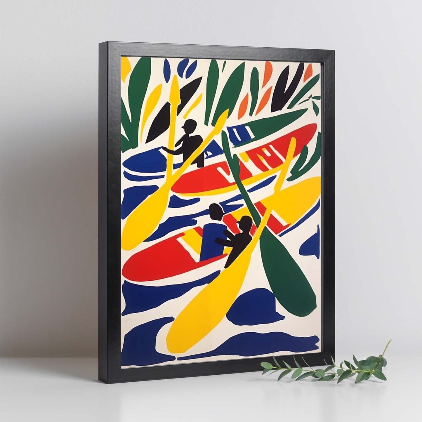 Póster Olímpico de Canoas Henri Matisse