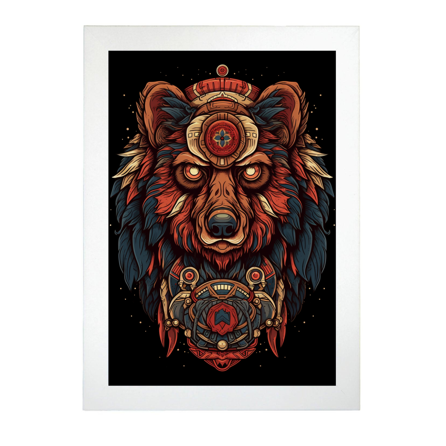 Póster: "Oso en su hábitat natural"