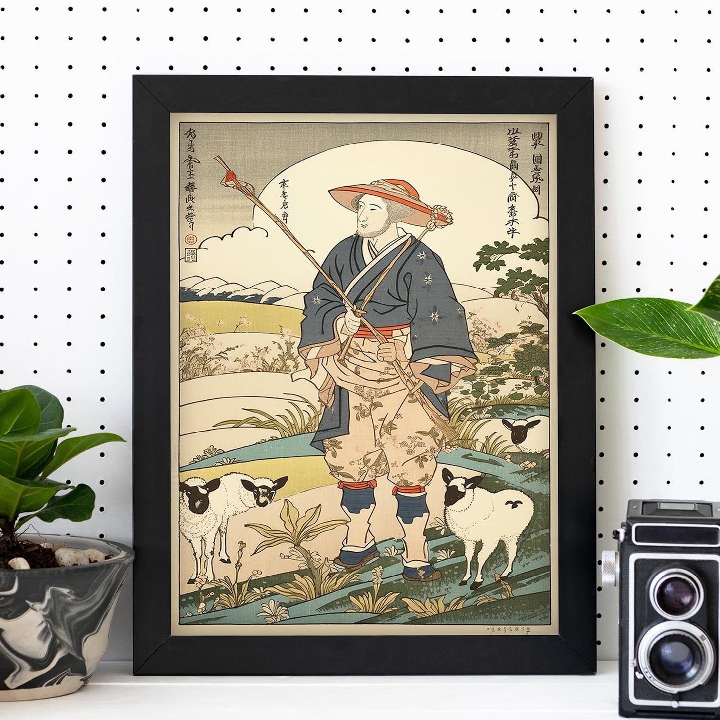 Póster de la Oveja Granjera