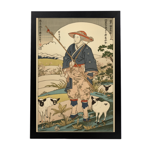 Póster de la Oveja Granjera