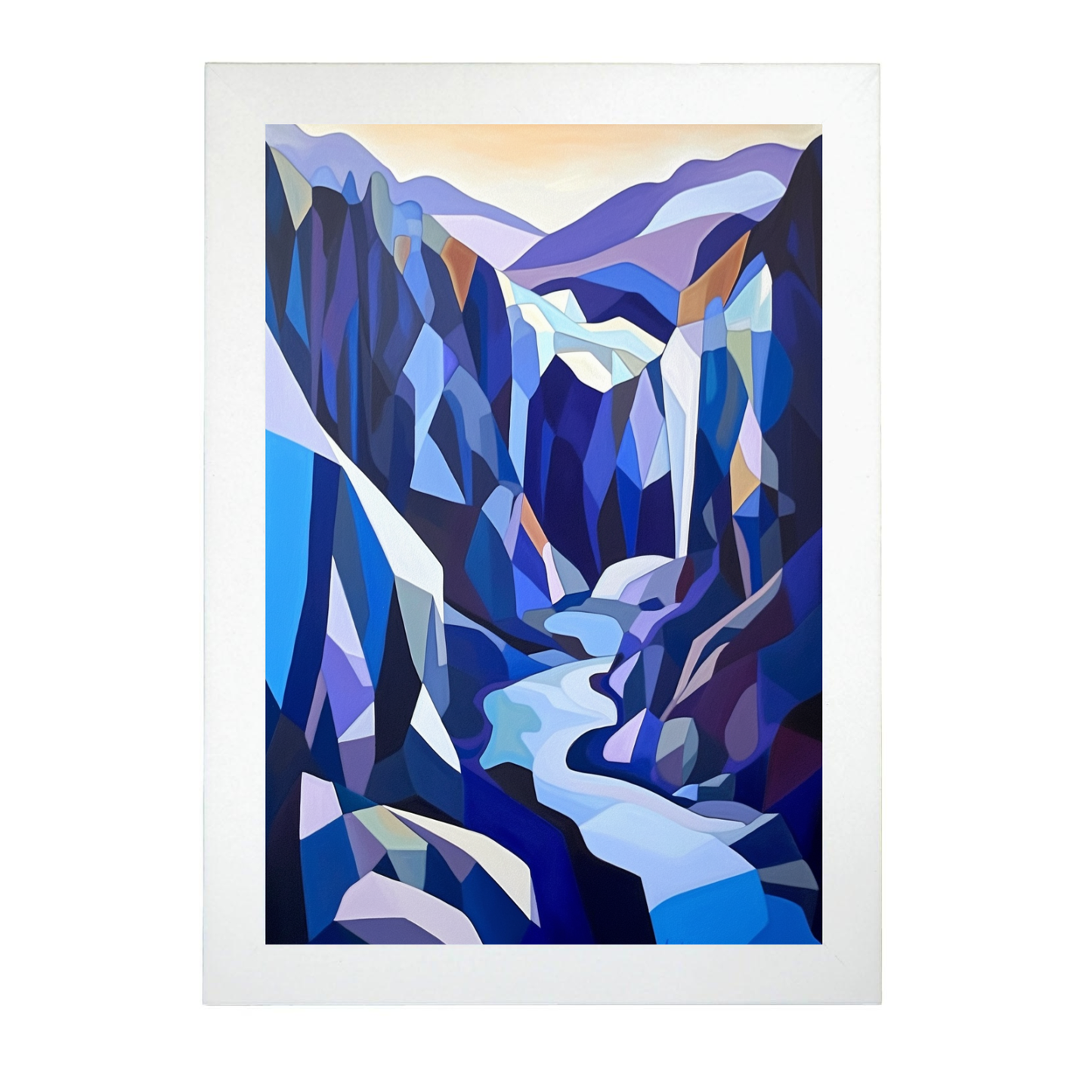 Póster de Paisaje Abstracto Dramático