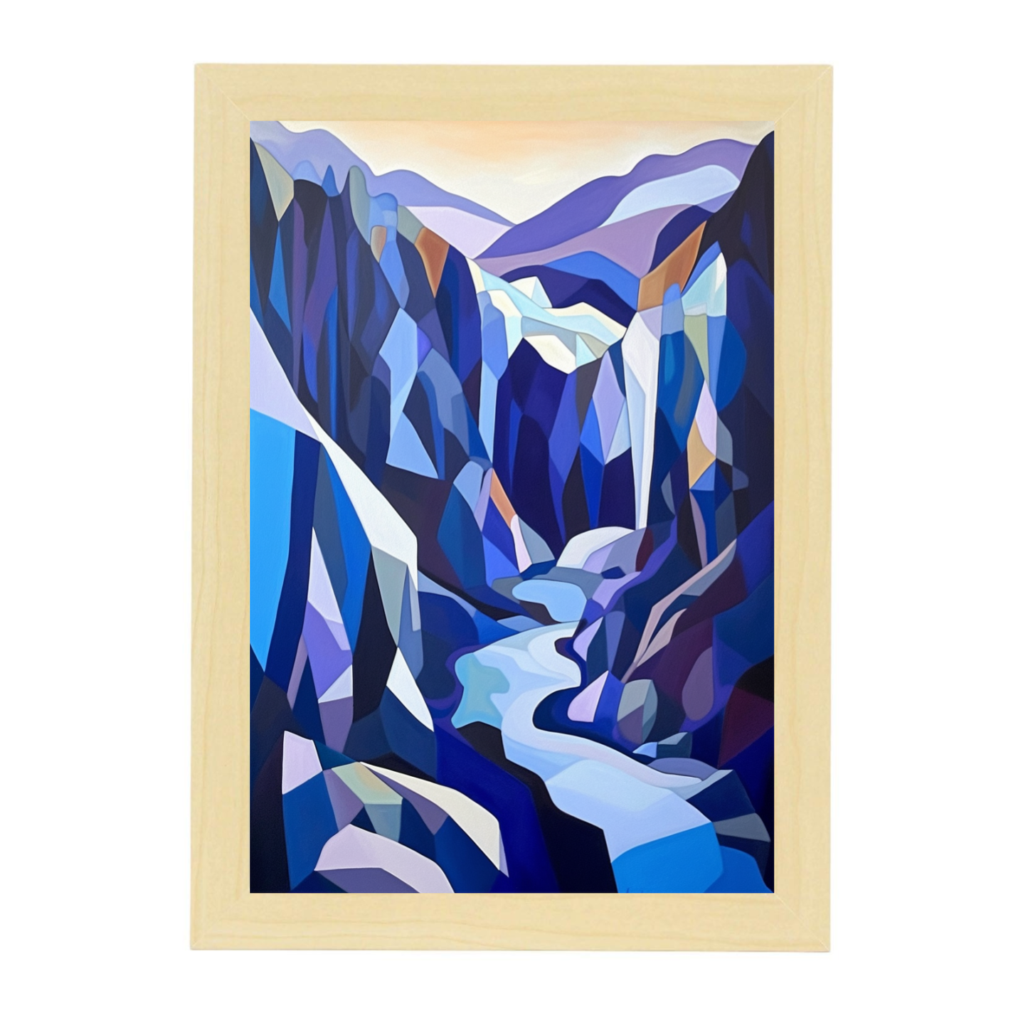 Póster de Paisaje Abstracto Dramático