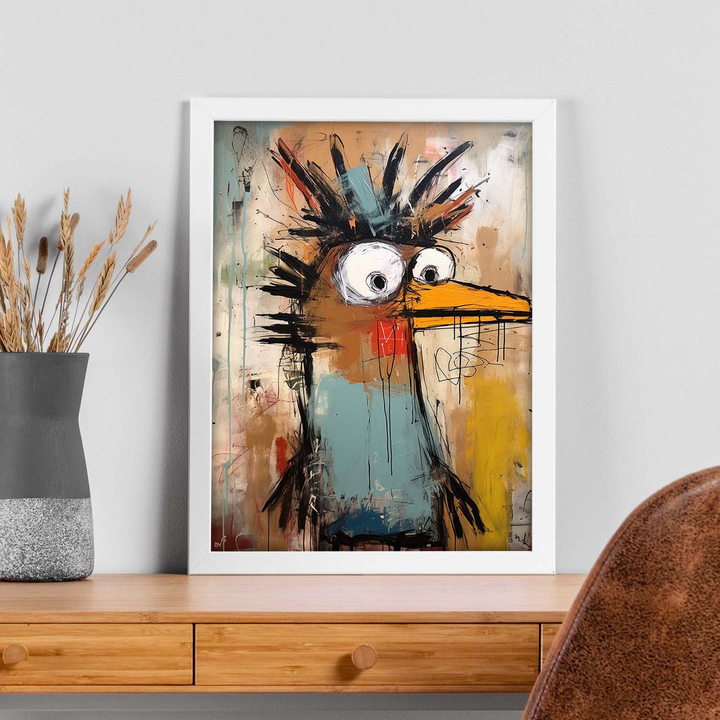 Póster Pájaro Feliz
