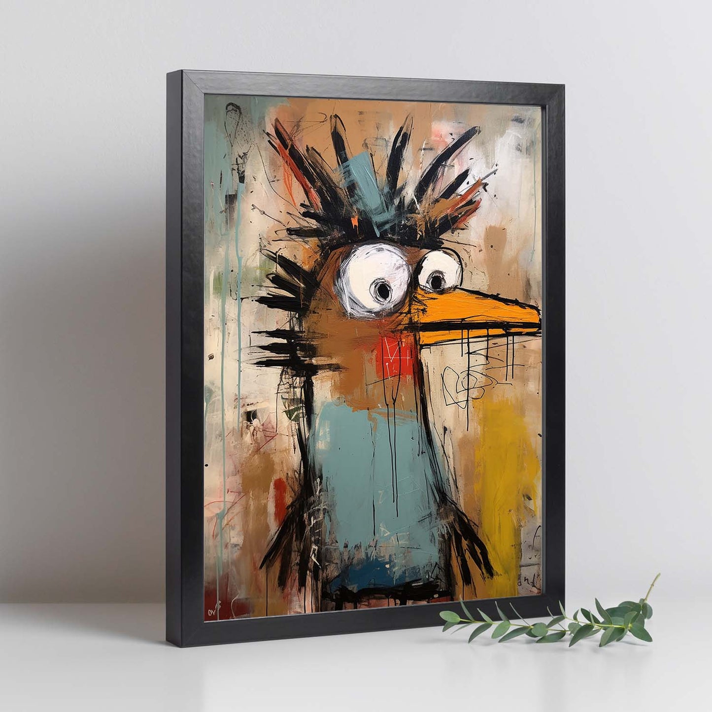 Póster Pájaro Feliz