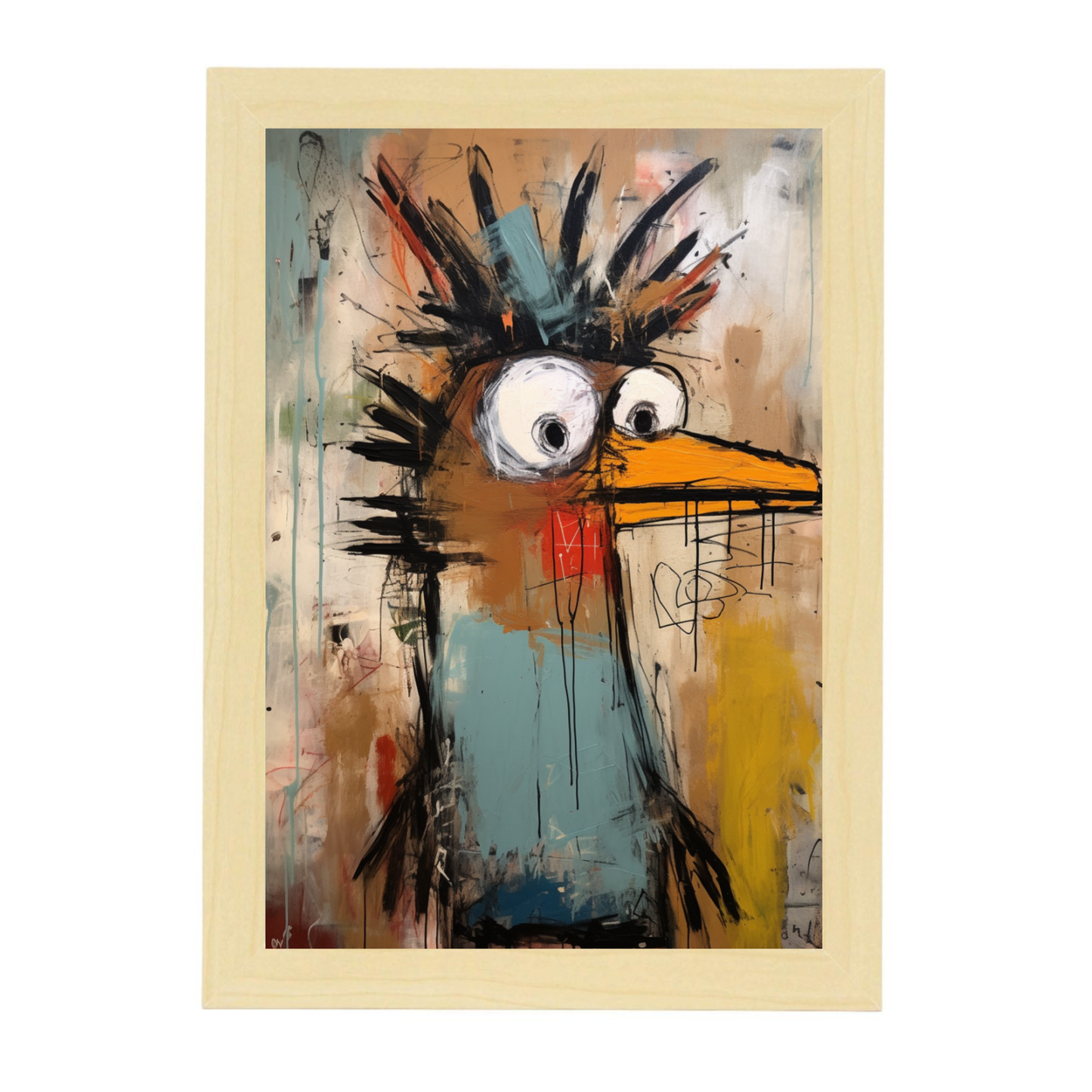 Póster Pájaro Feliz