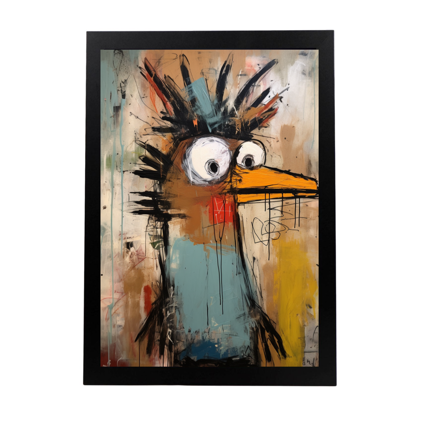 Póster Pájaro Feliz