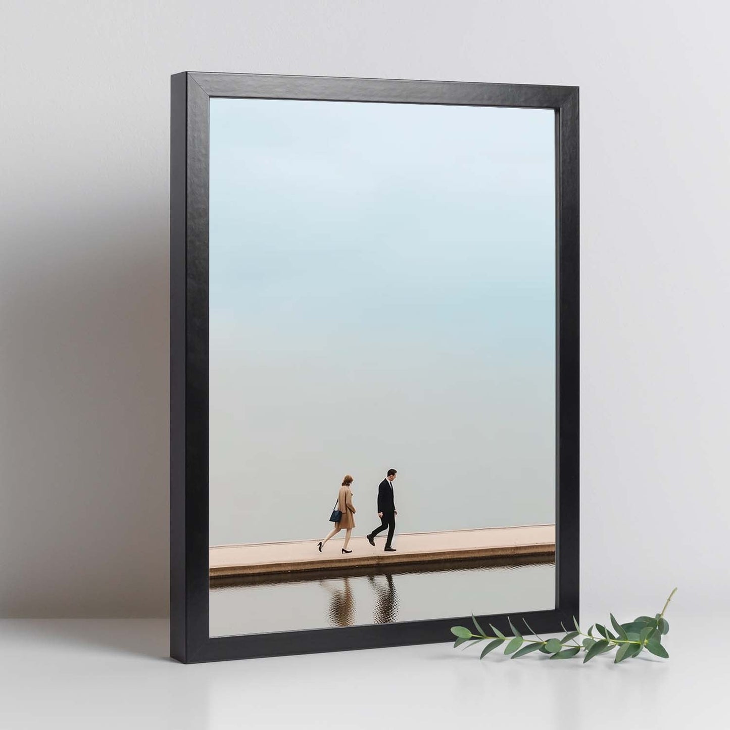 Póster de la Elegante Pareja