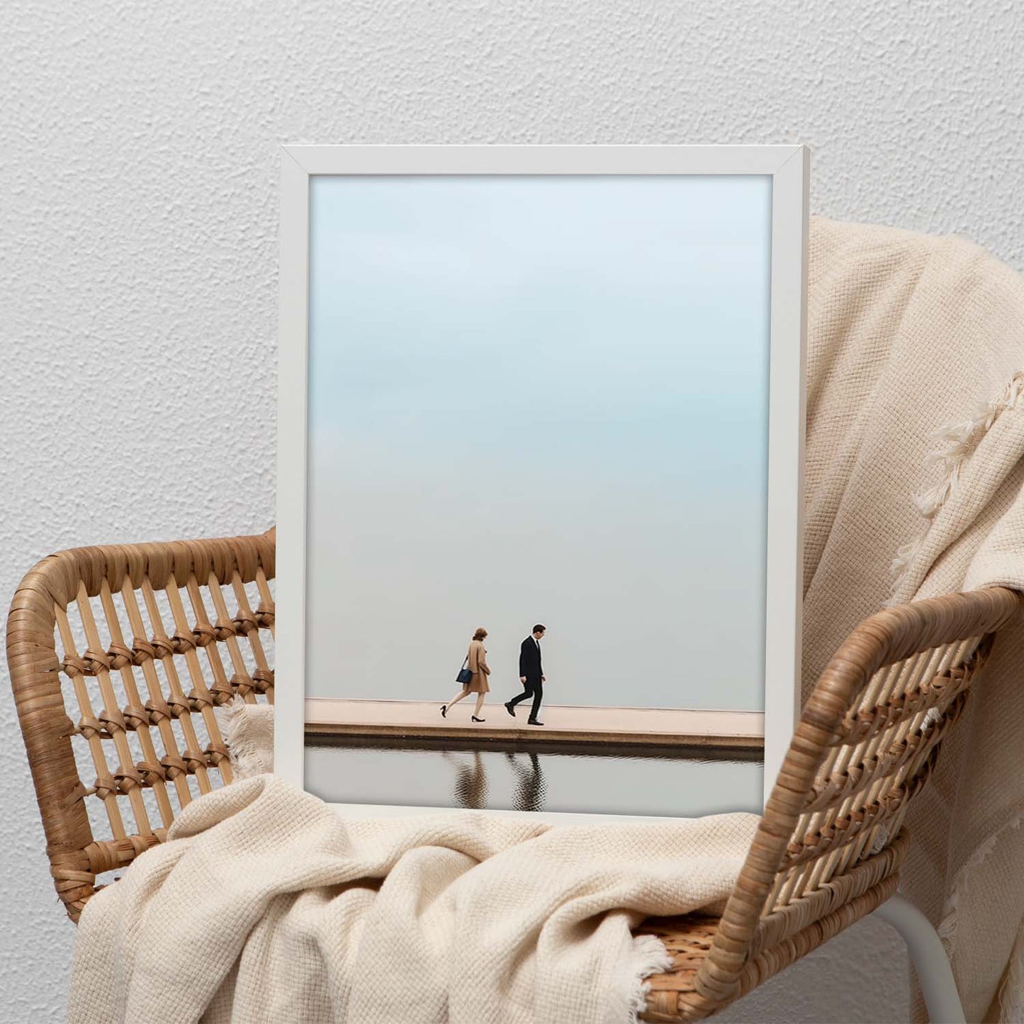 Póster de la Elegante Pareja