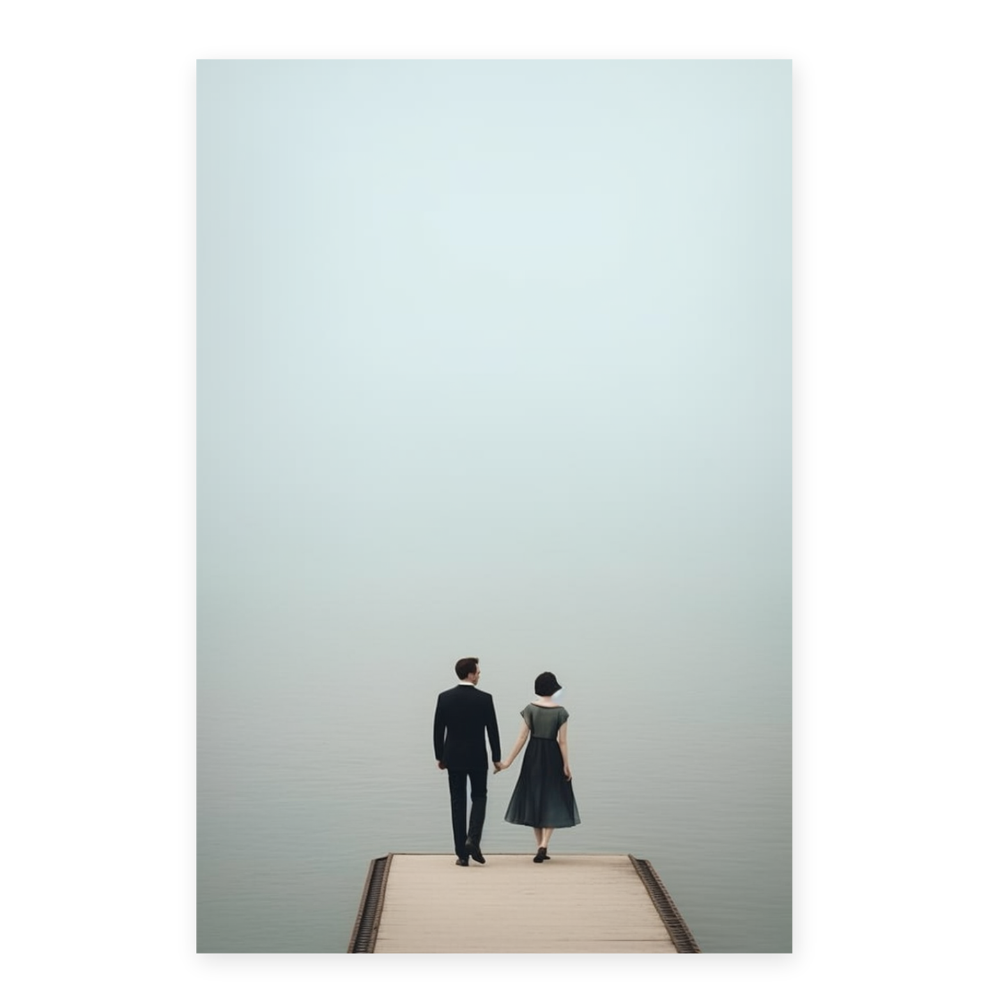Póster de la "Pareja elegante"