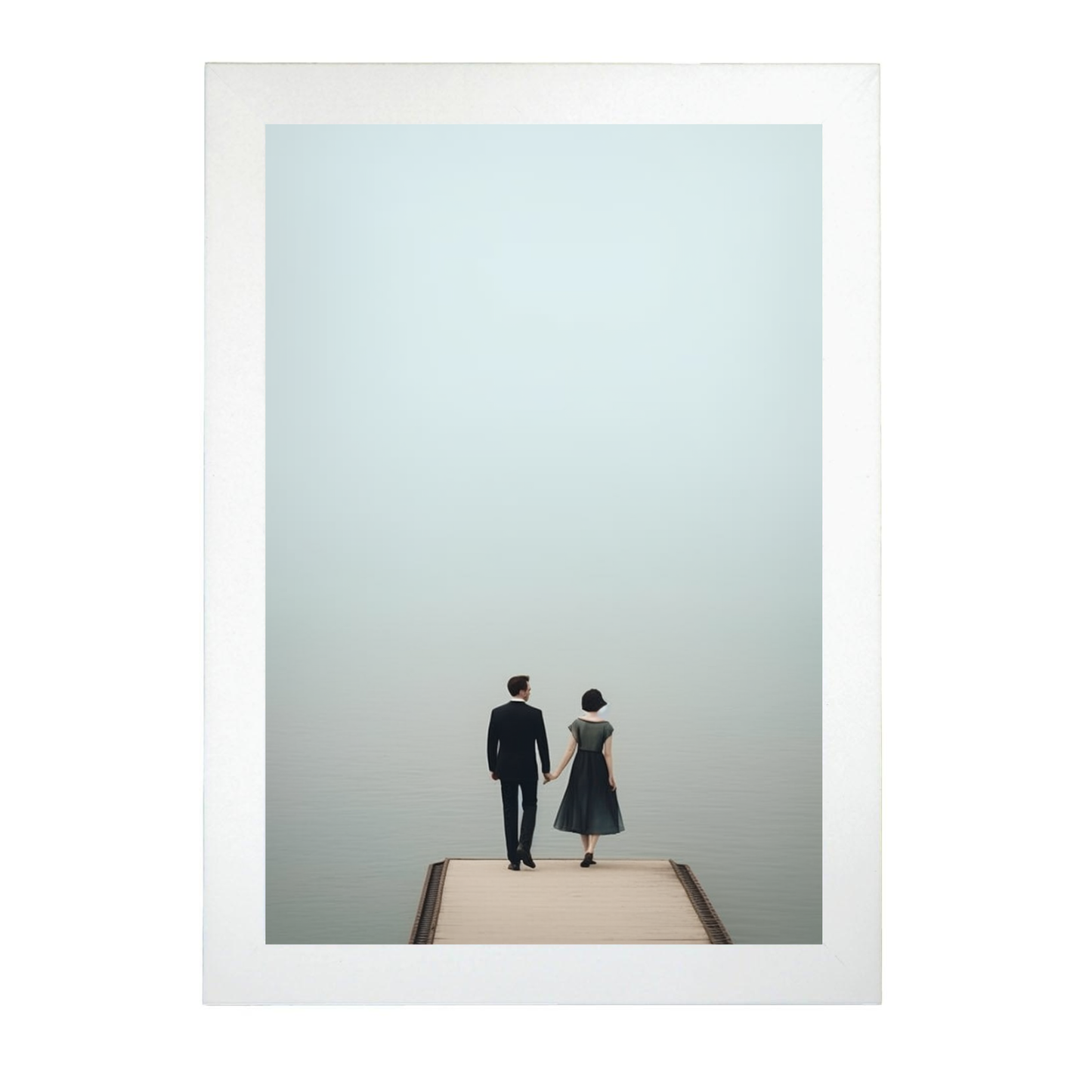 Póster de la "Pareja elegante"