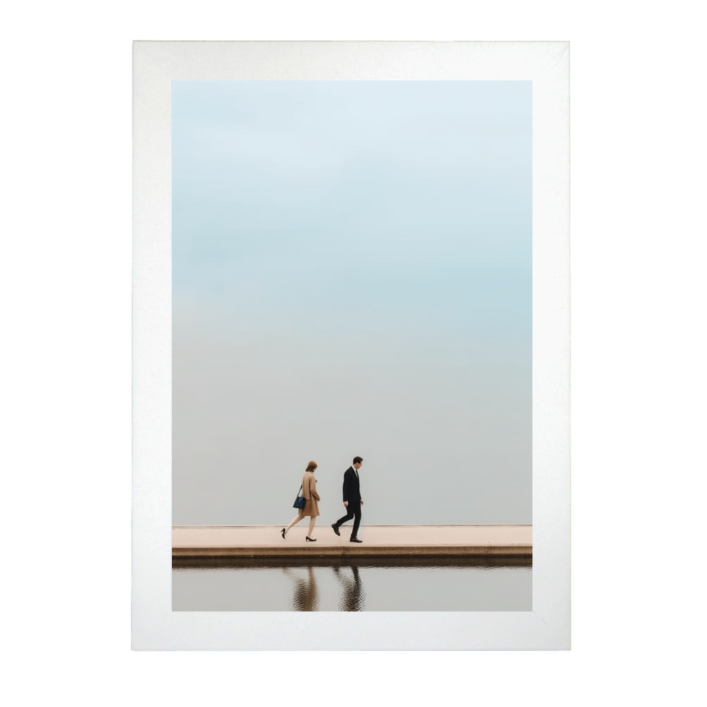 Póster de la Elegante Pareja