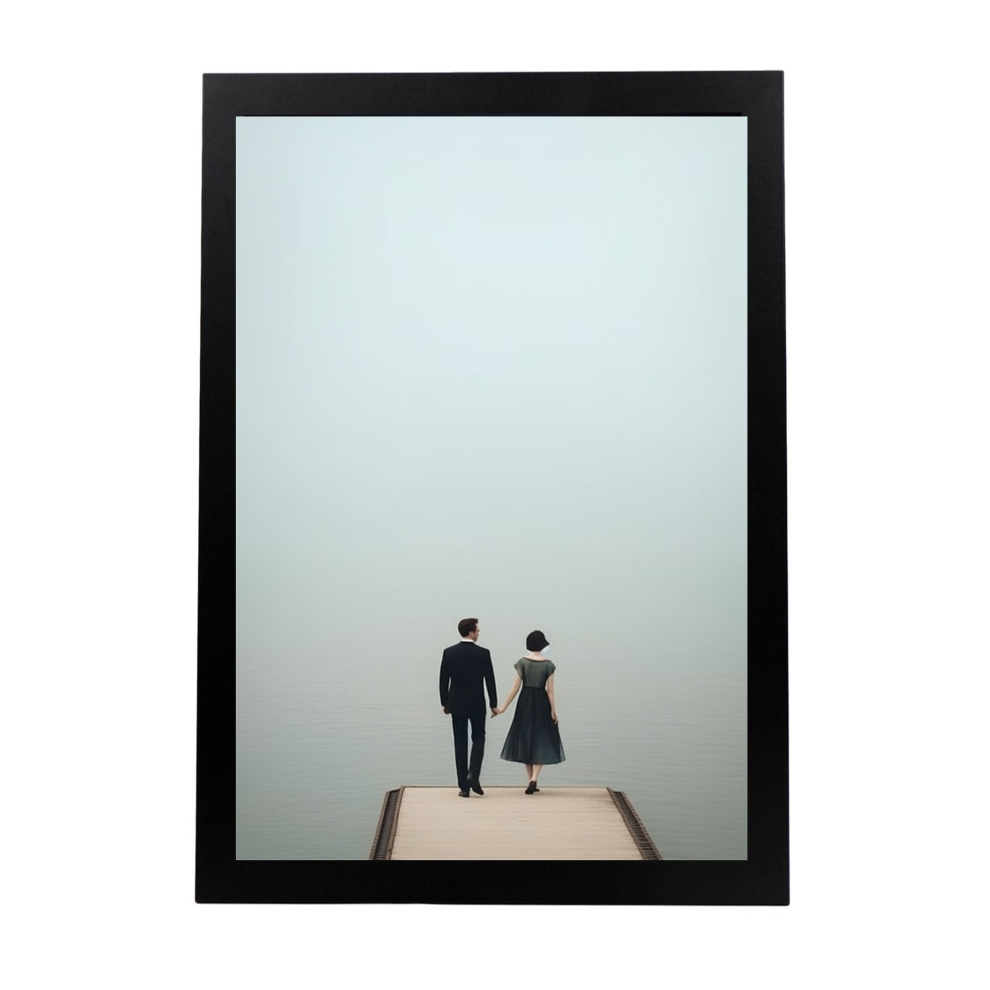 Póster de la "Pareja elegante"