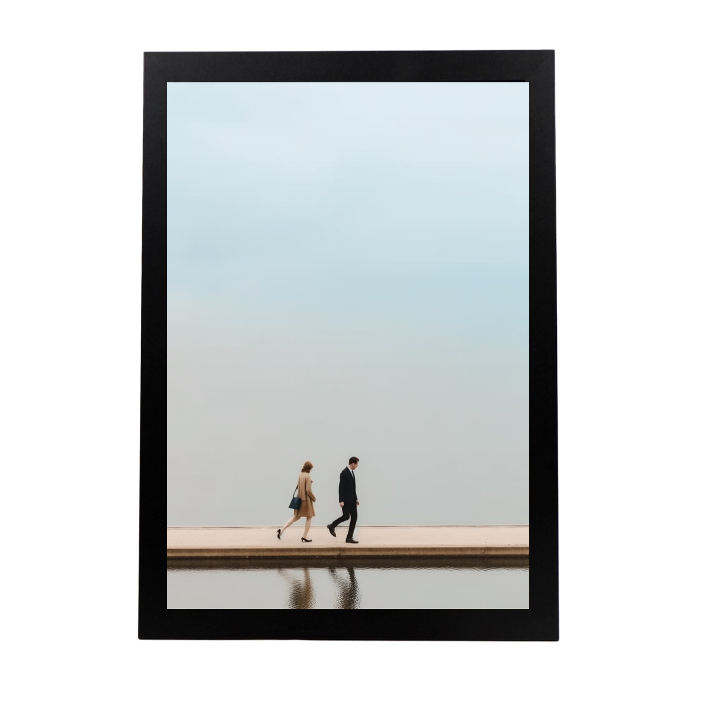 Póster de la Elegante Pareja