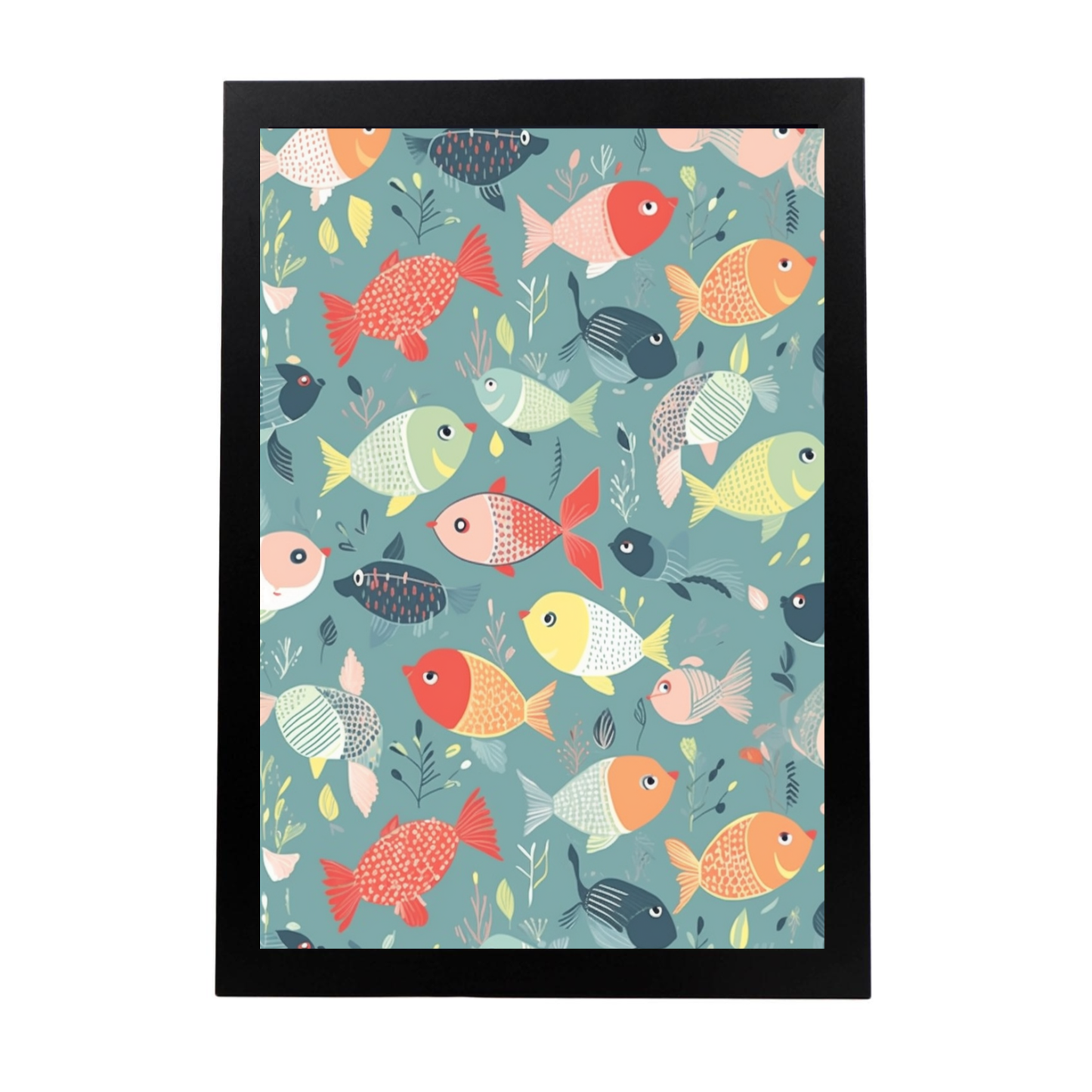 Póster de Patrón de Peces Variados