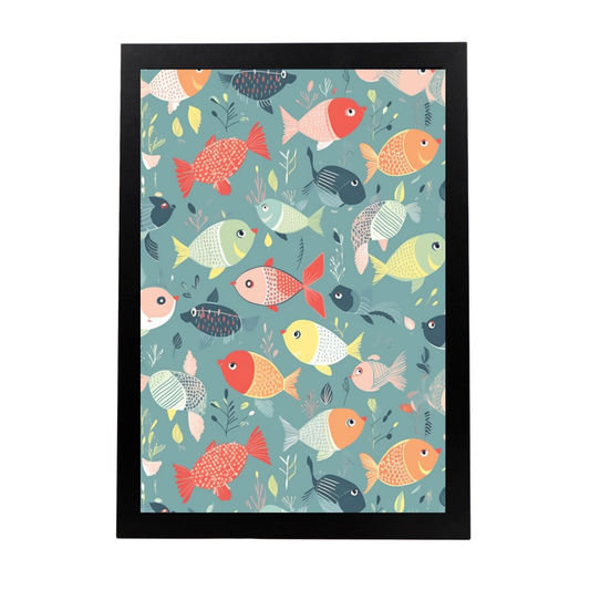 Póster de Patrón de Peces Variados