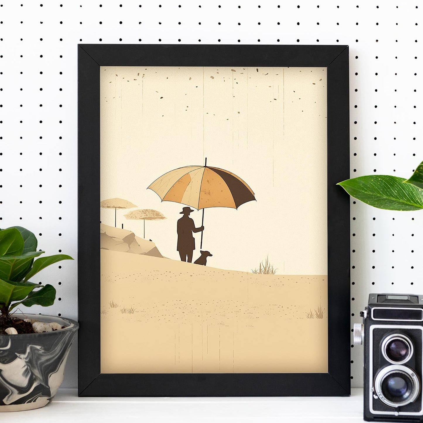 Lámina Personas de la Playa por Alessandro Gottardo