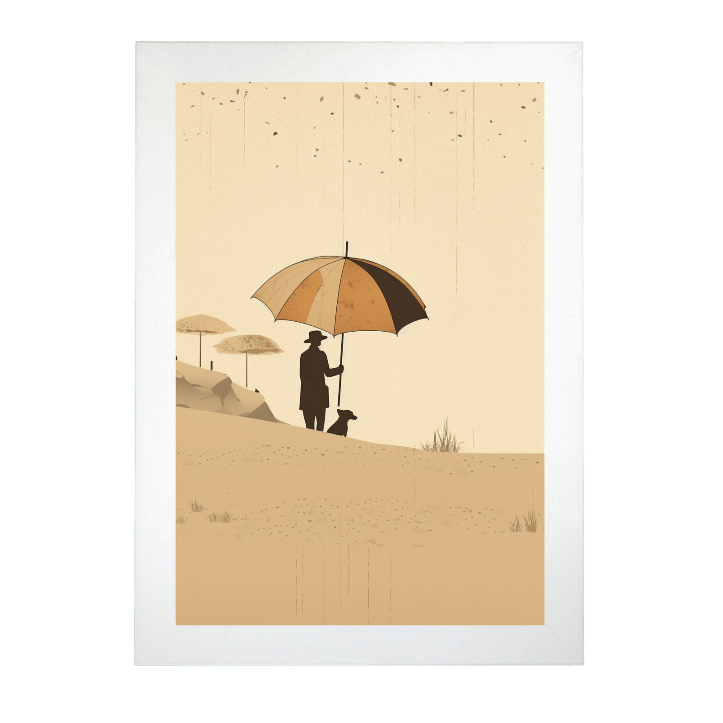Lámina Personas de la Playa por Alessandro Gottardo