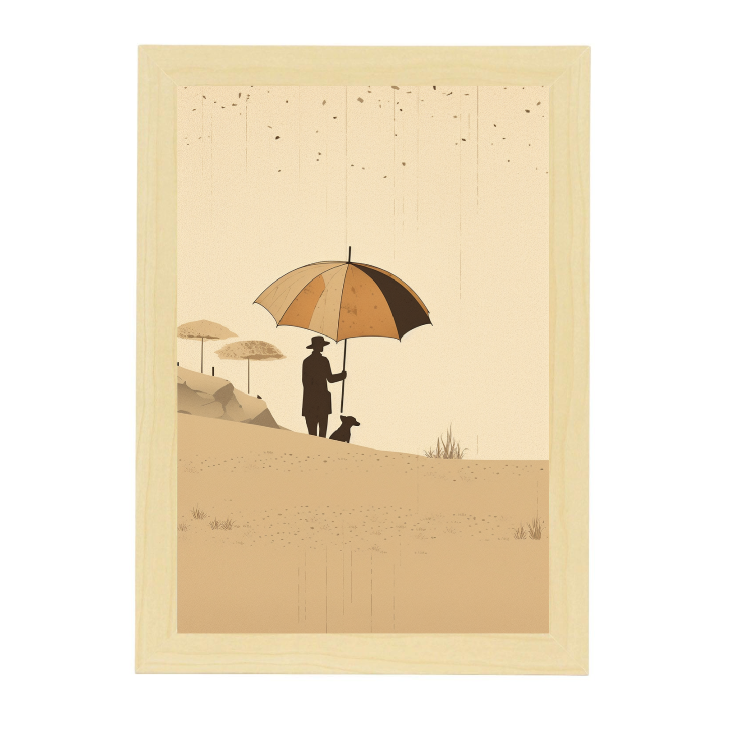 Lámina Personas de la Playa por Alessandro Gottardo