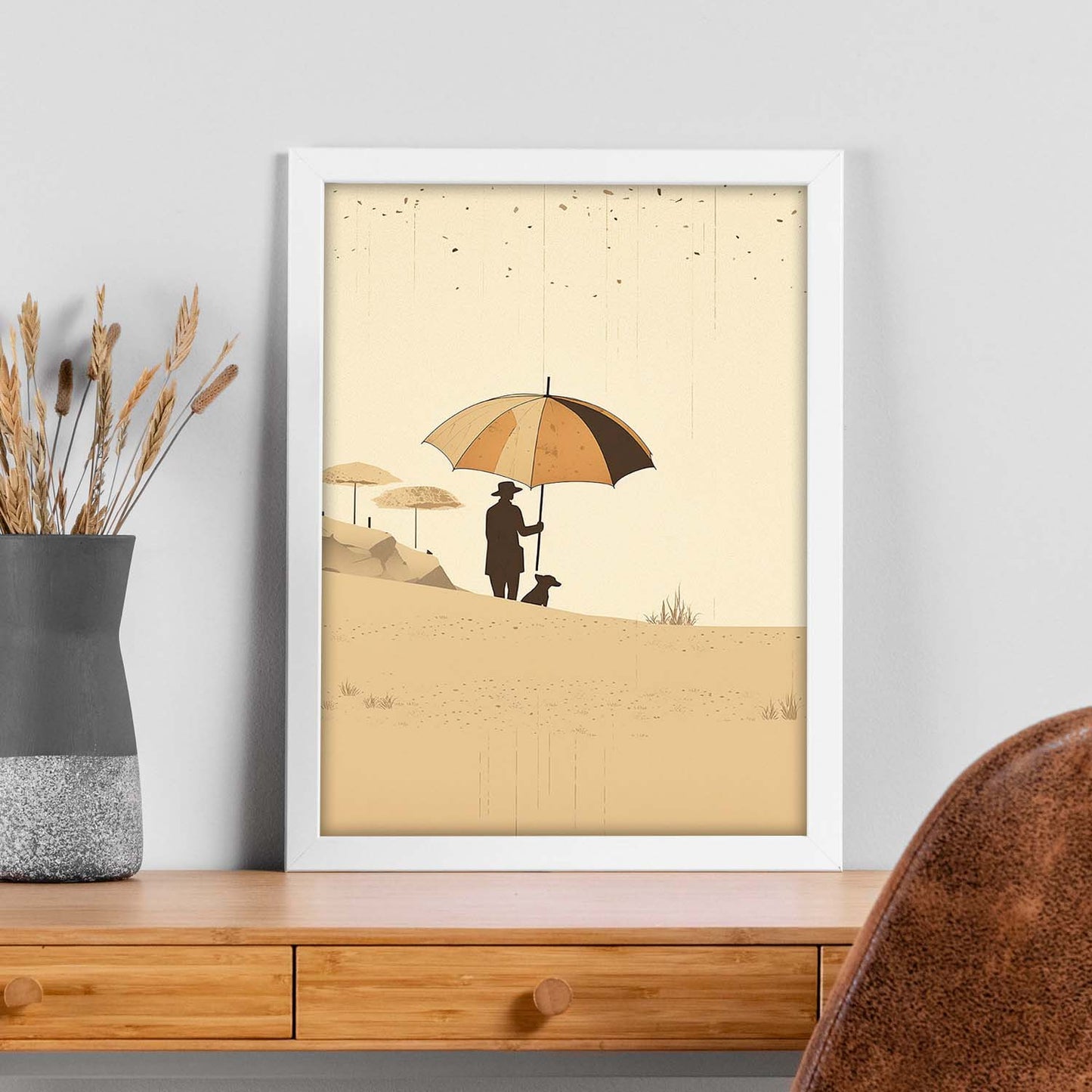 Lámina Personas de la Playa por Alessandro Gottardo