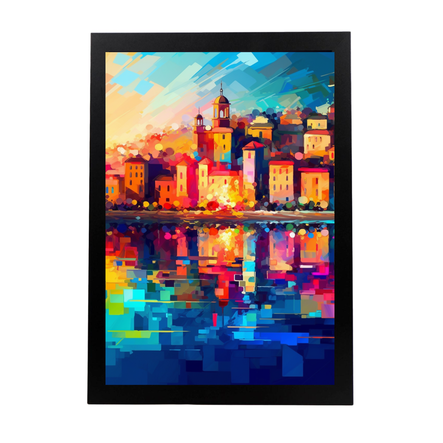 Póster de la Playa al Atardecer