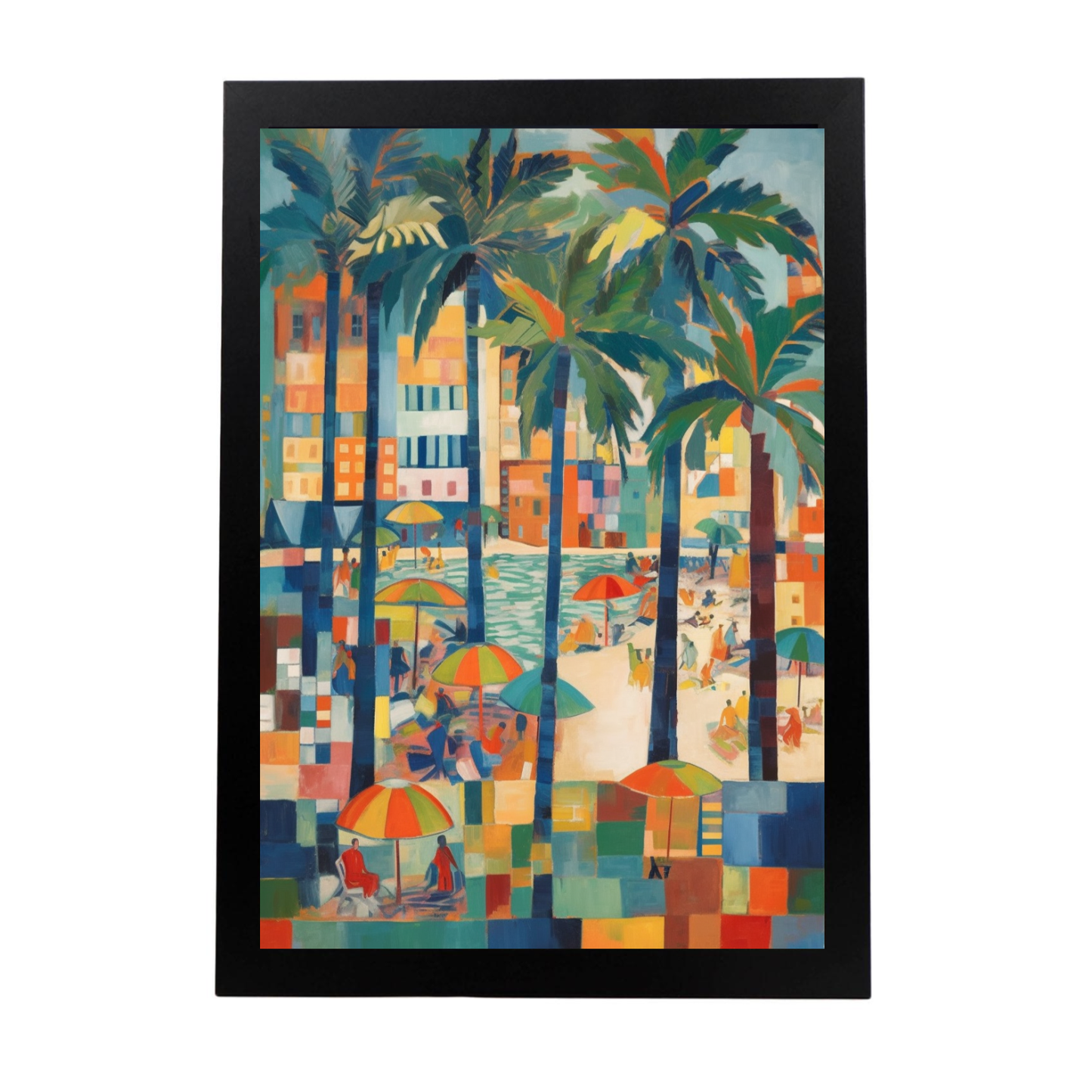 Póster de la Playa al Atardecer