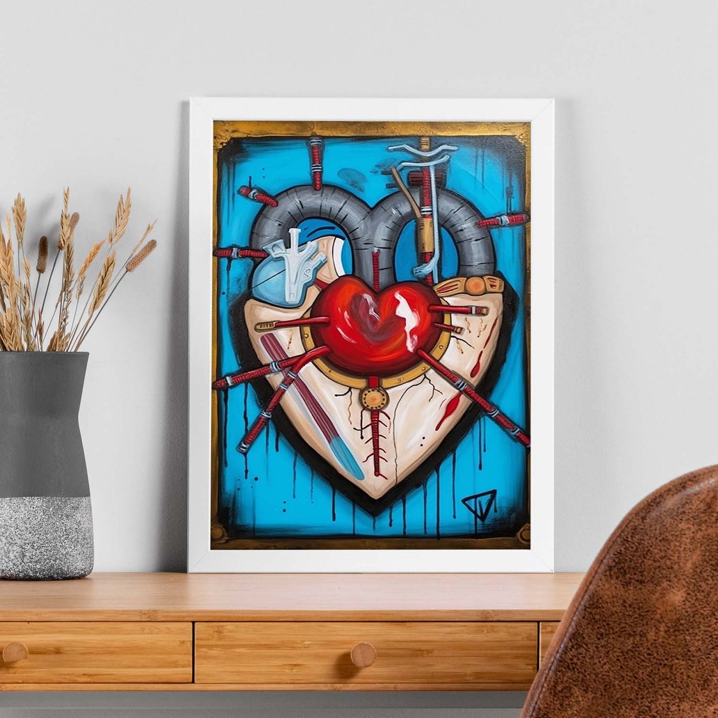 Póster del "Rasgado de mi corazón"