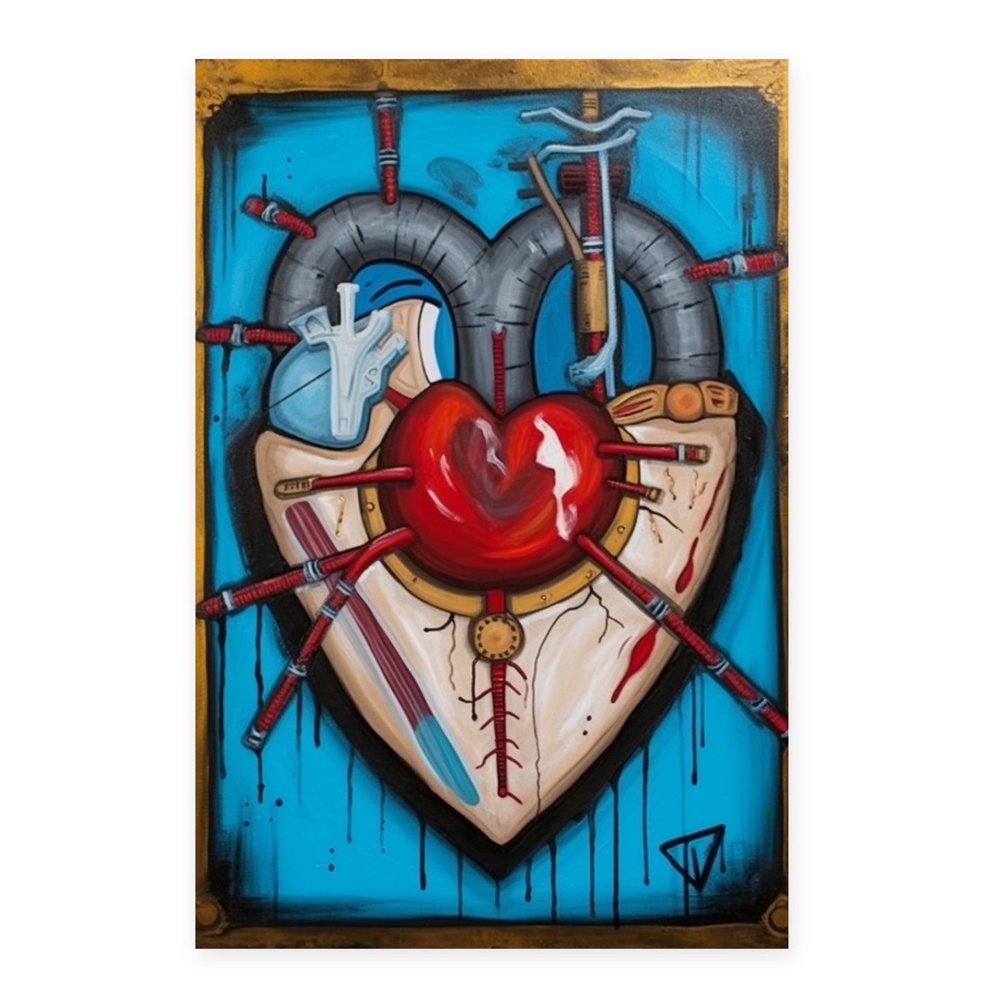 Póster del "Rasgado de mi corazón"