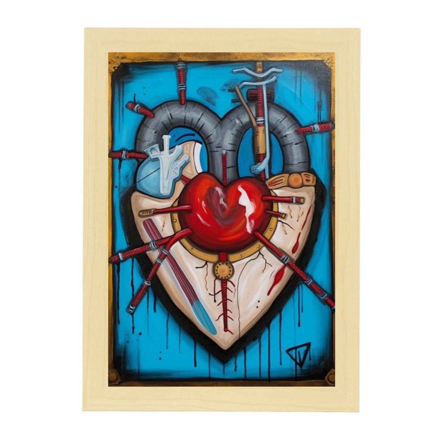Póster del "Rasgado de mi corazón"