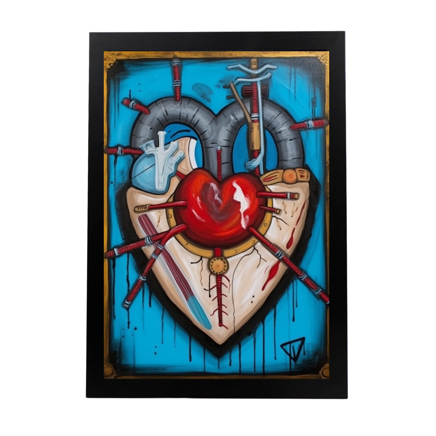 Póster del "Rasgado de mi corazón"