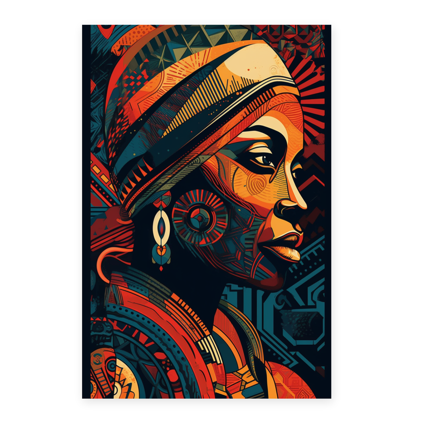 Póster de la Reina Africana