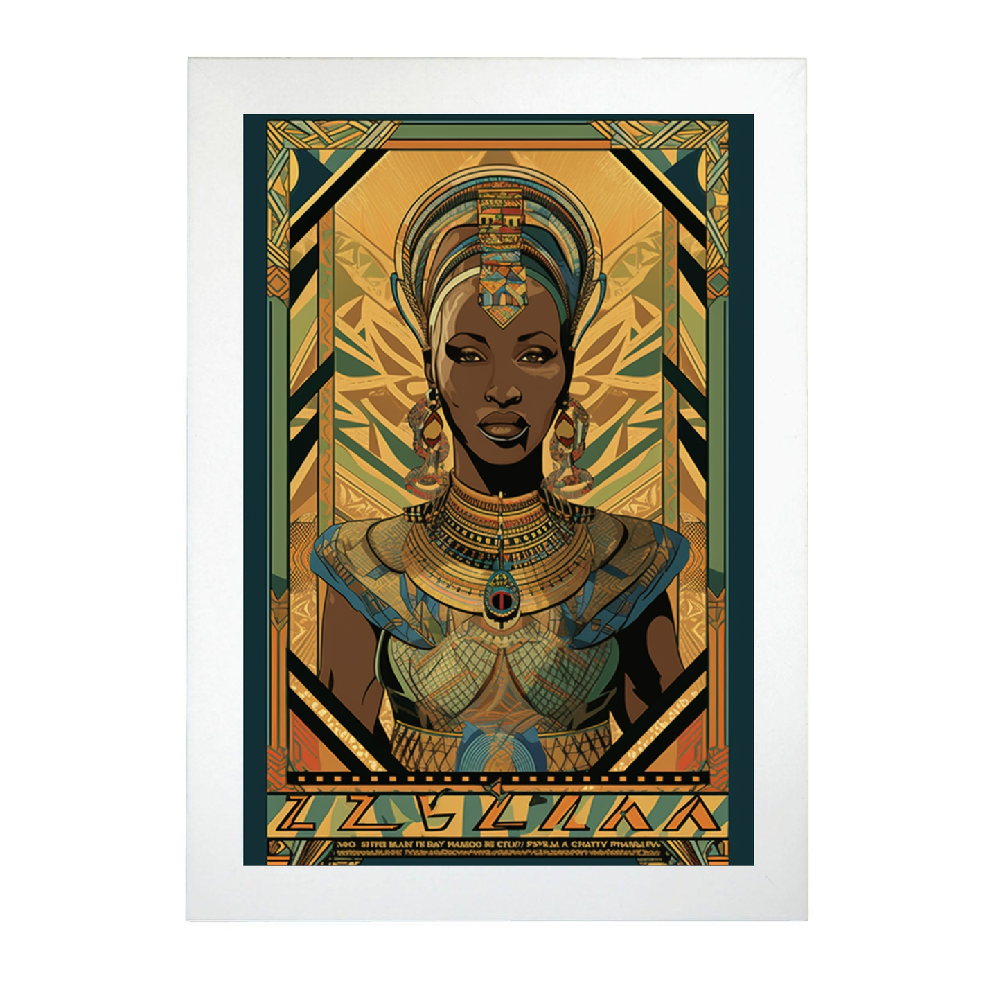Póster de la Reina Africana