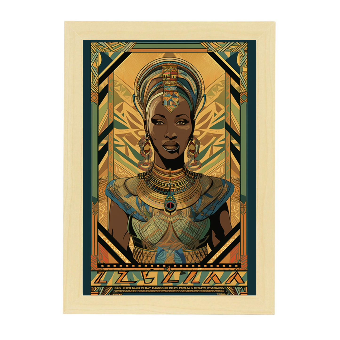 Póster de la Reina Africana