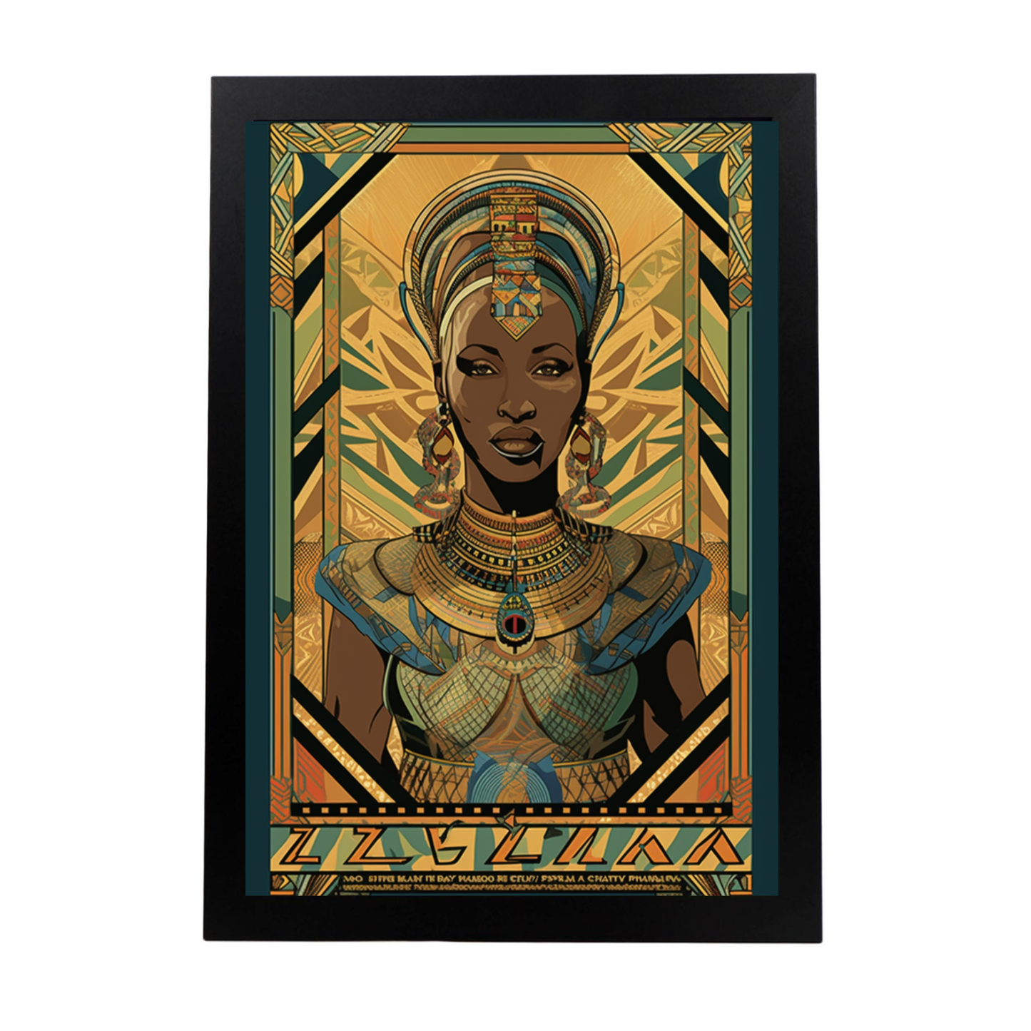 Póster de la Reina Africana