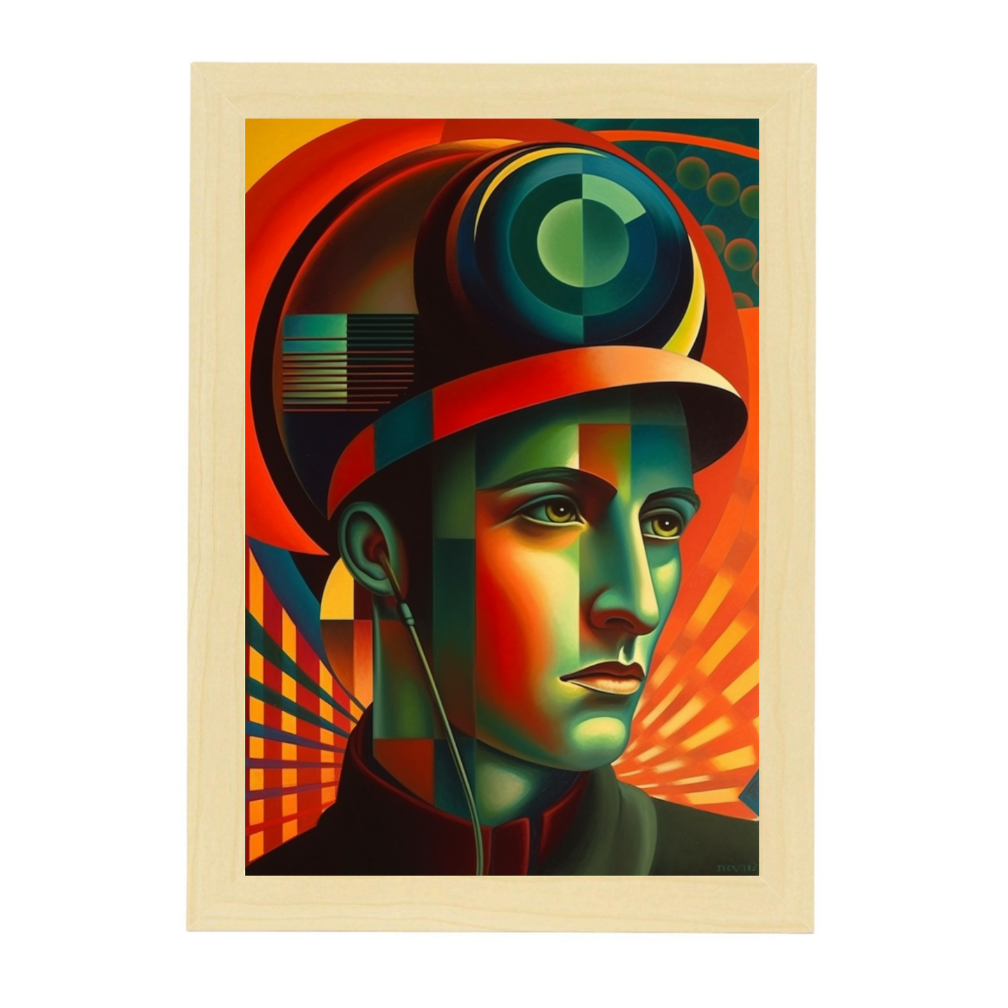 Póster Umberto Bocionni con Niebla y Sombrero